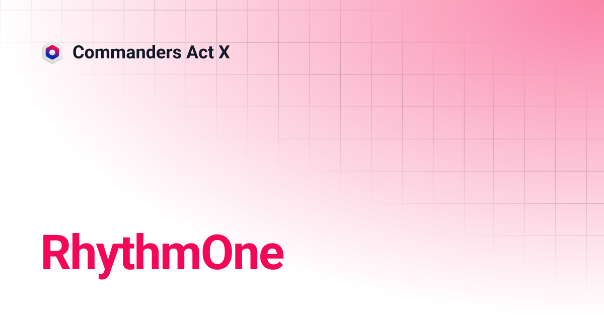 RhythmOne | Commanders Act X