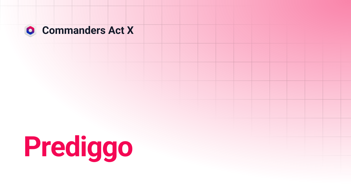 Prediggo | Commanders Act X